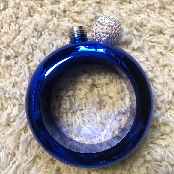 Flasket Blue with Rhinestone top - Picture 2 of 5